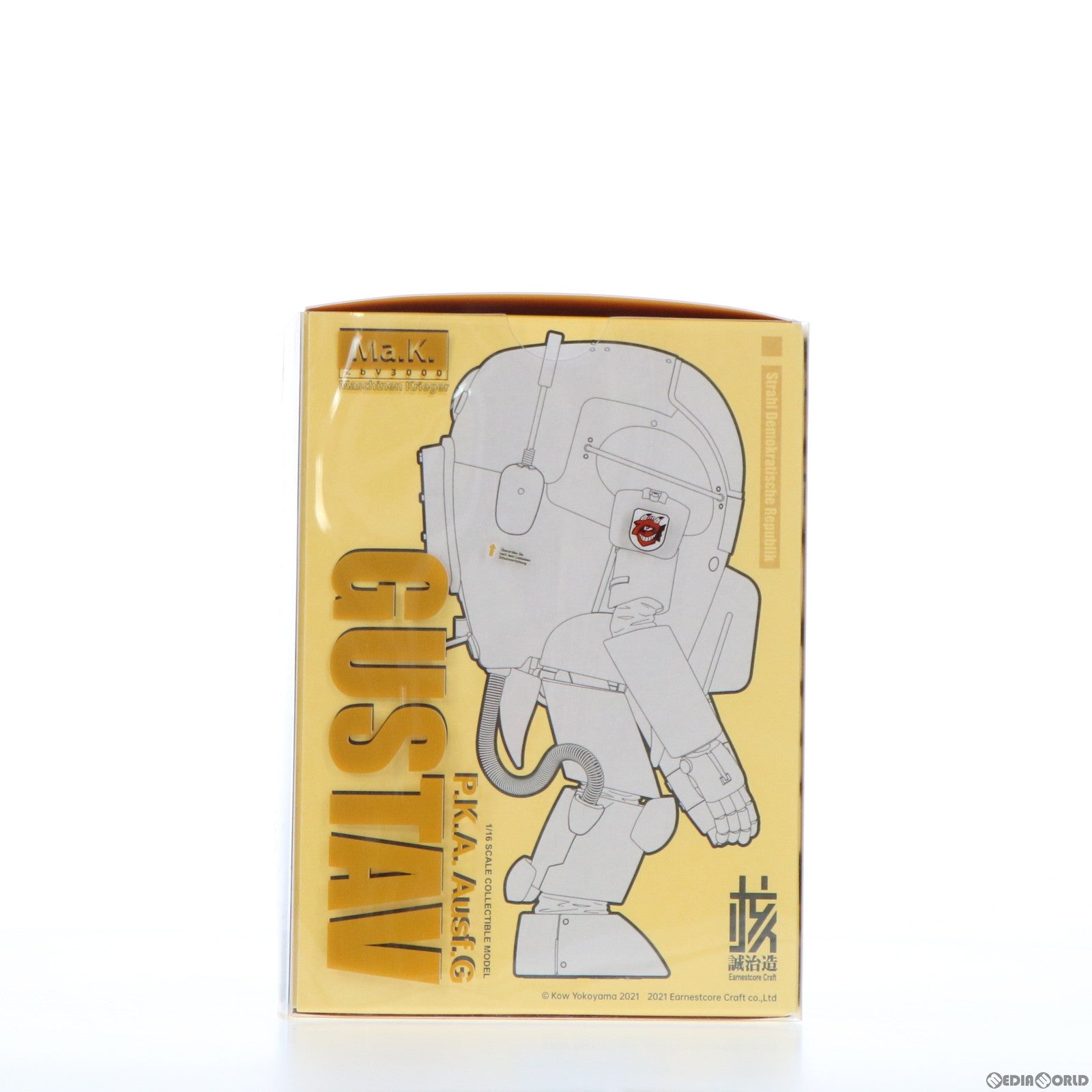 【新品即納】[FIG] グスタフ マシーネンクリーガー 1/16 完成品 可動フィギュア(KM-044) 核誠治造(EARNESTCORE CRAFT/アニスコル) /ウェーブ(WAVE) (20211010)