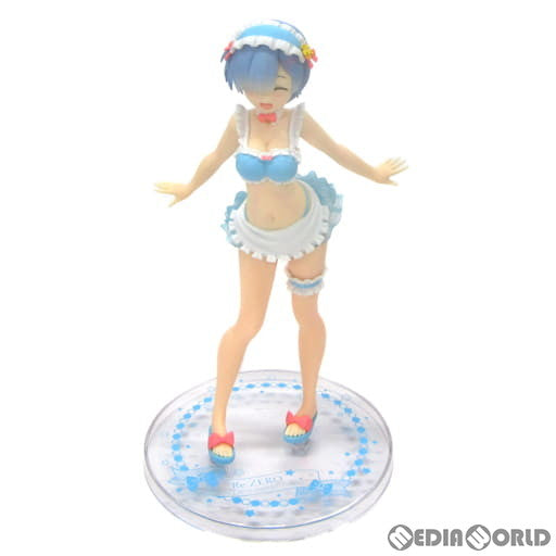 【中古即納】[FIG] タイトーオンラインクレーン限定 レム にっこりVer. プレシャスフィギュア レム〜オリジナルメイド水着ver.〜 Re:ゼロから始める異世界生活 プライズ タイトー(20190627)