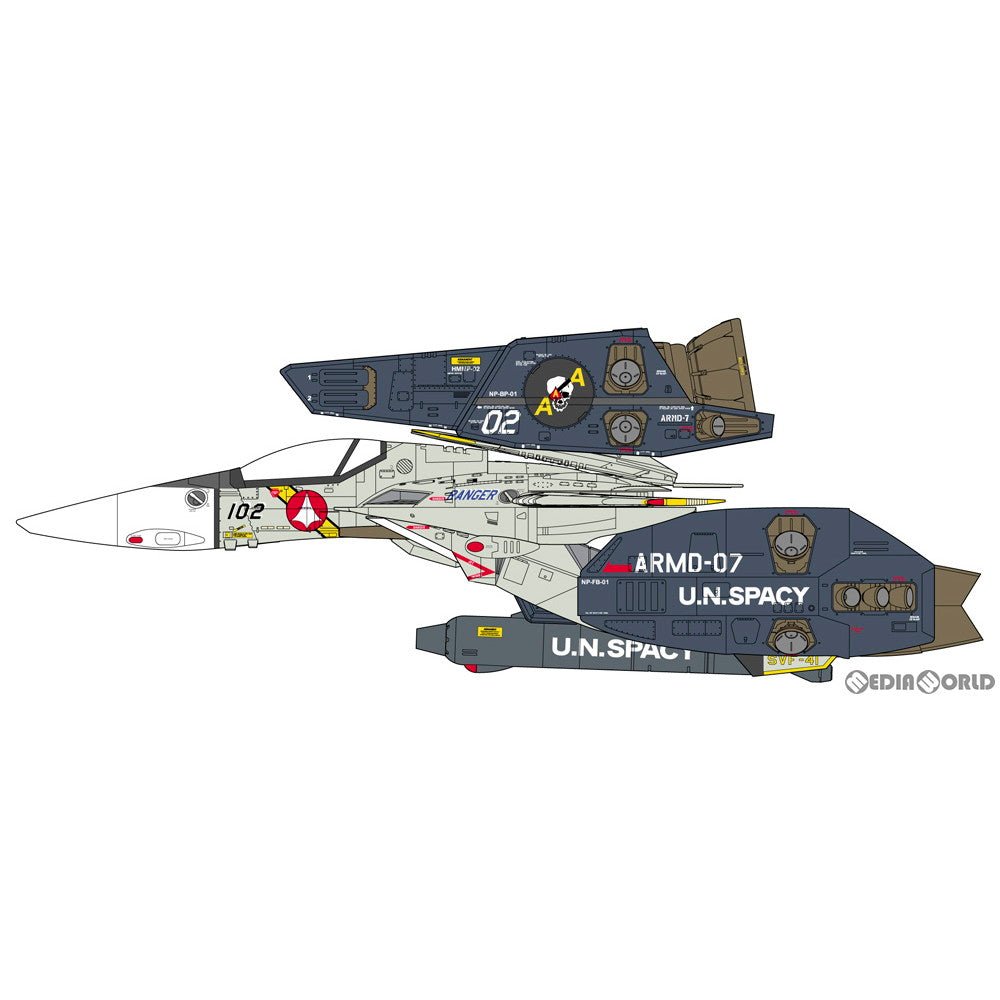 【新品即納】[PTM] 1/48 VF-1J スーパー/ストライクバルキリーSVF-41 ブラックエイセス 超時空要塞マクロス プラモデル(65874) ハセガワ(20211010)