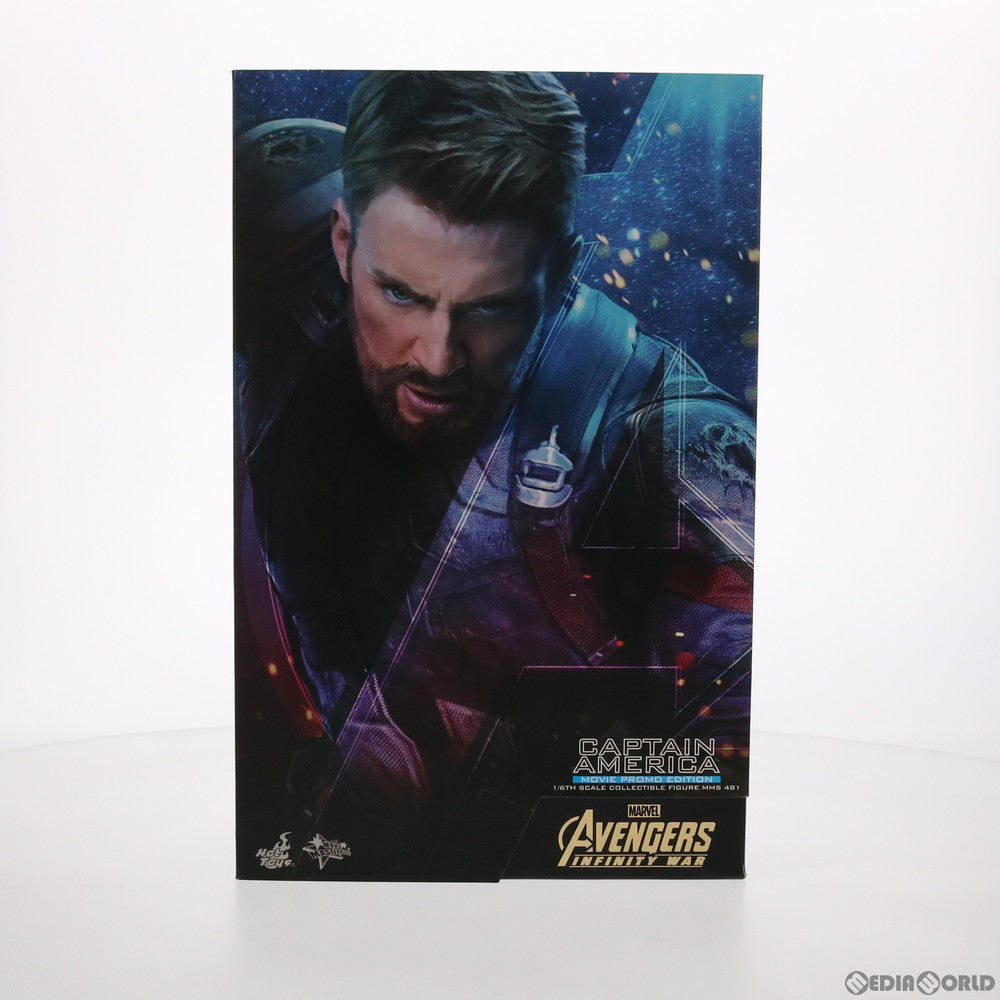 【中古即納】[FIG] ムービー・マスターピース キャプテン・アメリカ(DX版) アベンジャーズ/インフィニティ・ウォー 1/6 完成品 可動フィギュア エクスクルーシブ・ストア ホットトイズ限定(MMS481) ホットトイズ(20181130)