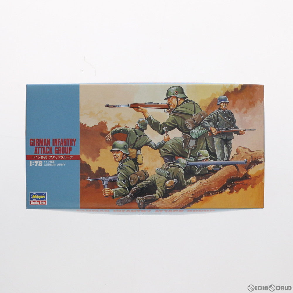 【中古即納】[PTM] MTシリーズ No.30 1/72 ドイツ歩兵 アタックグループ プラモデル(31130) ハセガワ(19801231)