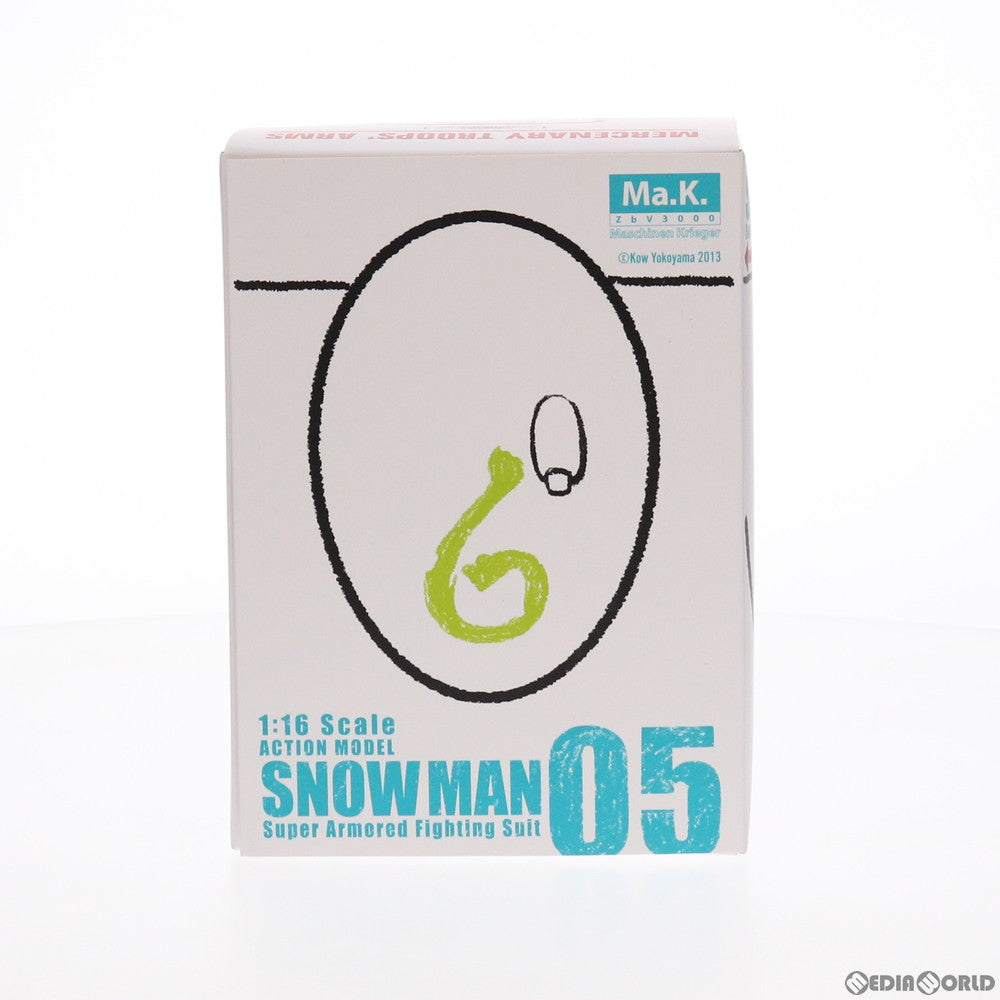 【中古即納】[FIG] Ma.k. スノーマン アクションモデル 05 マシーネンクリーガー 1/16 完成品 可動フィギュア 千値練(せんちねる) (20130330)