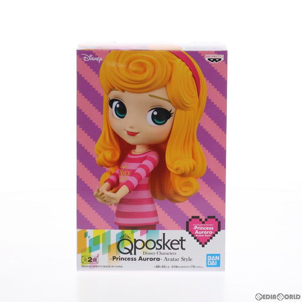 【中古即納】[FIG] オーロラ姫(A衣装濃) Q posket Disney Characters -Princess Aurora- Avatar Style シュガー・ラッシュ:オンライン フィギュア プライズ(2524885) バンプレスト(20210917)