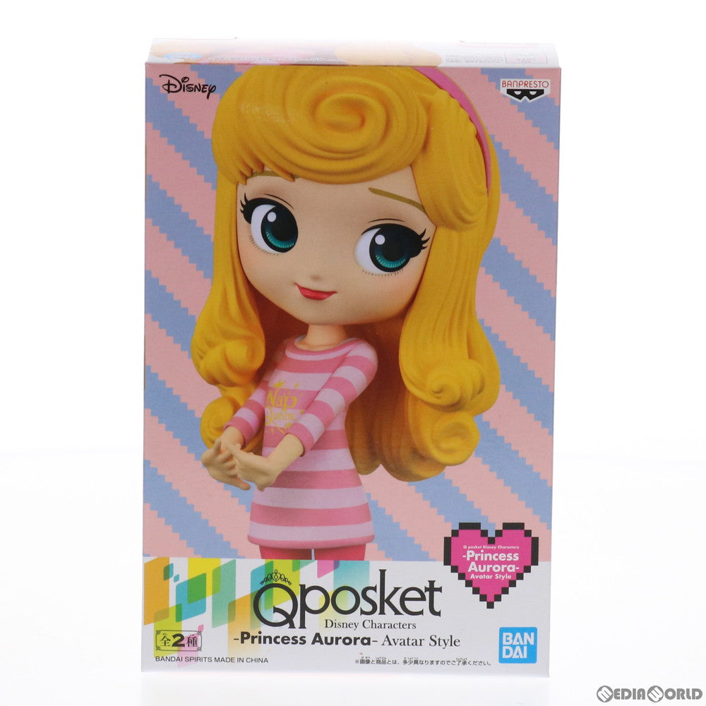 【中古即納】[FIG] オーロラ姫(B衣装淡) Q posket Disney Characters -Princess Aurora- Avatar Style シュガー・ラッシュ:オンライン フィギュア プライズ(2524885) バンプレスト(20210917)