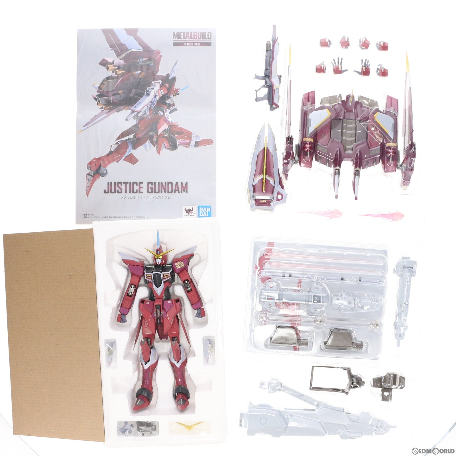 【中古即納】[FIG]METAL BUILD ジャスティスガンダム 機動戦士ガンダムSEED(シード) 完成品 可動フィギュア  バンダイスピリッツ(20220129)