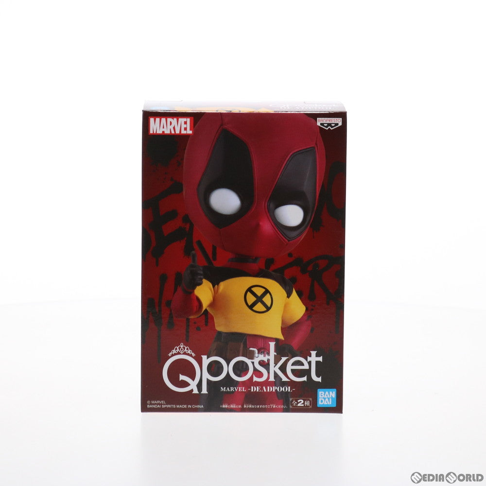 【中古即納】[FIG] デッドプール(B・Tシャツ) Q posket MARVEL -DEADPOOL- フィギュア プライズ(2563408) バンプレスト(20210923)