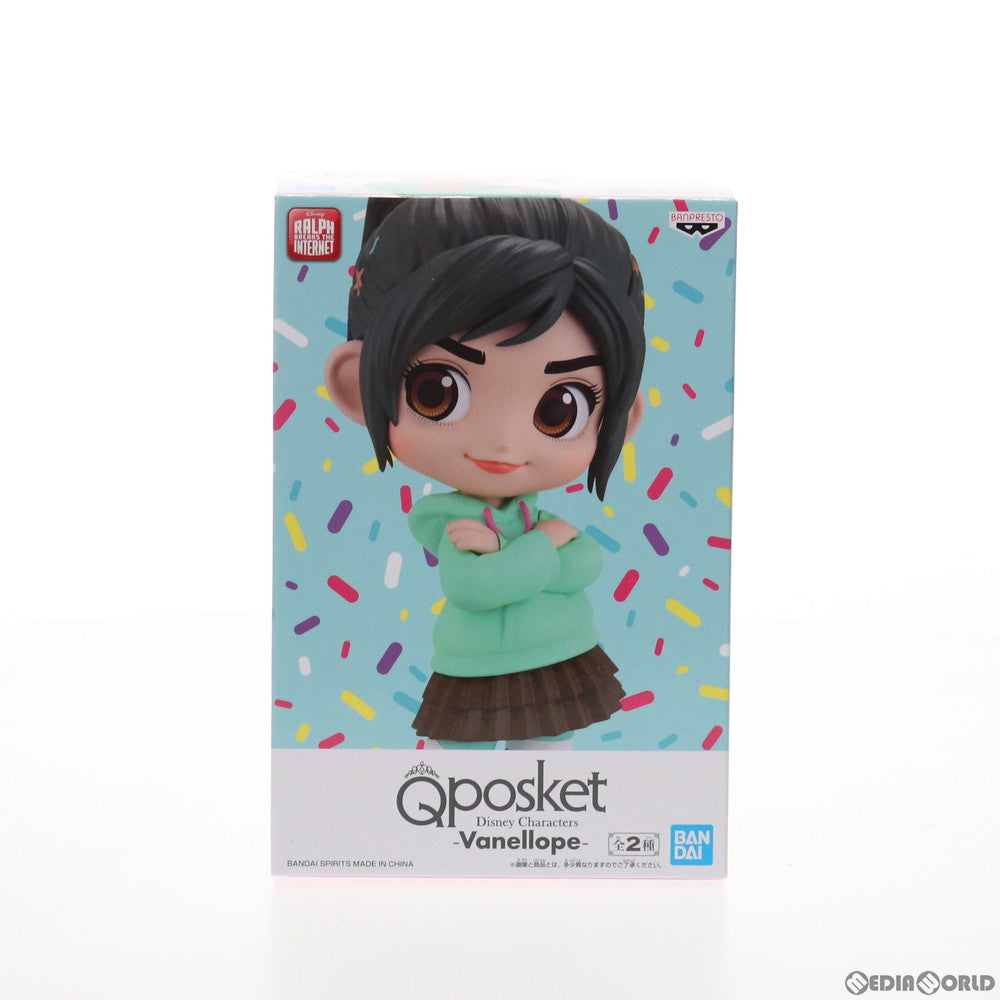 【中古即納】[FIG] ヴァネロペ B(衣装淡) シュガー・ラッシュ Q posket Disney Characters -Vanellope- フィギュア プライズ(2548550) バンプレスト(20210720)