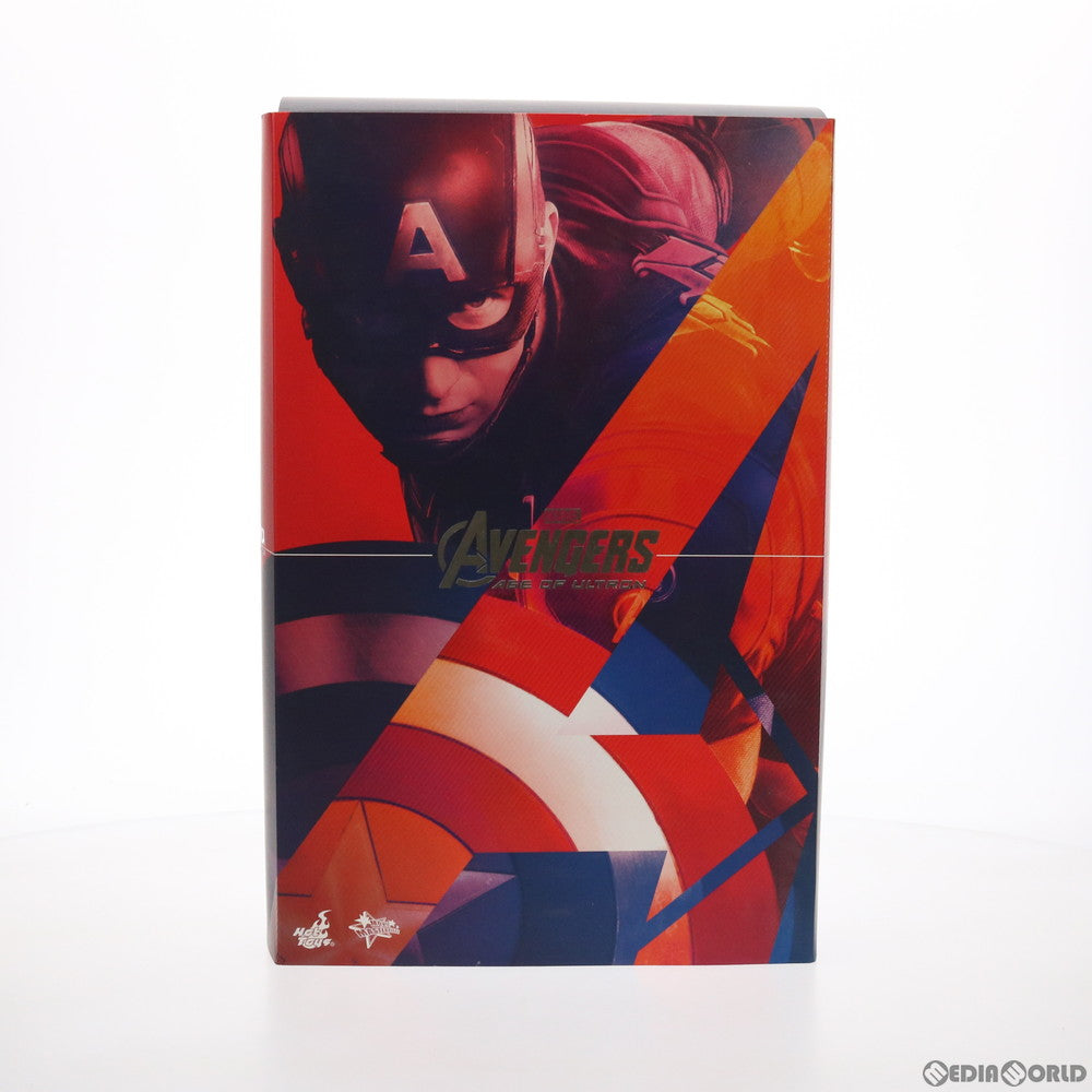 【中古即納】[FIG] ムービー・マスターピース キャプテン・アメリカ アベンジャーズ/エイジ・オブ・ウルトロン 1/6 完成品 可動フィギュア(MMS281) ホットトイズ(20150530)
