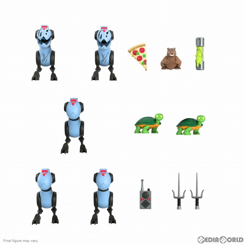 【新品即納】[FIG] マウサー ティーンエイジ・ミュータント・ニンジャ・タートルズ TMNT wave 6 アルティメイト 3インチ アクションフィギュア 5PK スーパー7(20221030)