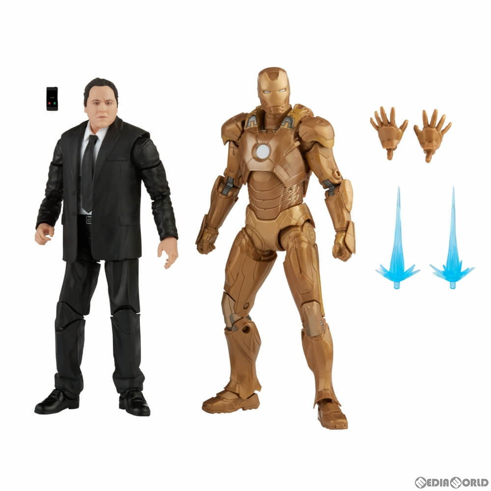 【中古即納】[FIG] トイザらス限定 ハッピー・ホーガン & アイアンマンマークXXI マーベルレジェンド 6インチ インフィニティーサーガ アクションフィギュア ハズブロ(20210901)