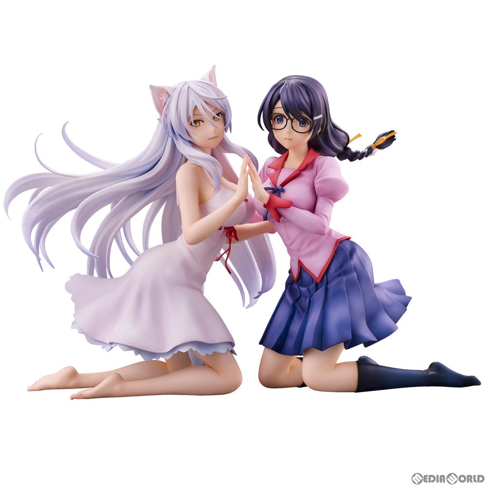 【新品即納】[FIG] (再販) 羽川翼(はねかわつばさ) 2体セット 猫物語 完成品 フィギュア ユニオンクリエイティブ(20220430)