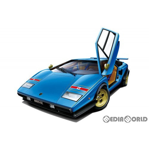 【新品】【お取り寄せ】[PTM] ザ・スーパーカー No.18 1/24 '76 ウルフ・カウンタック Ver.2 プラモデル アオシマ(20220110)