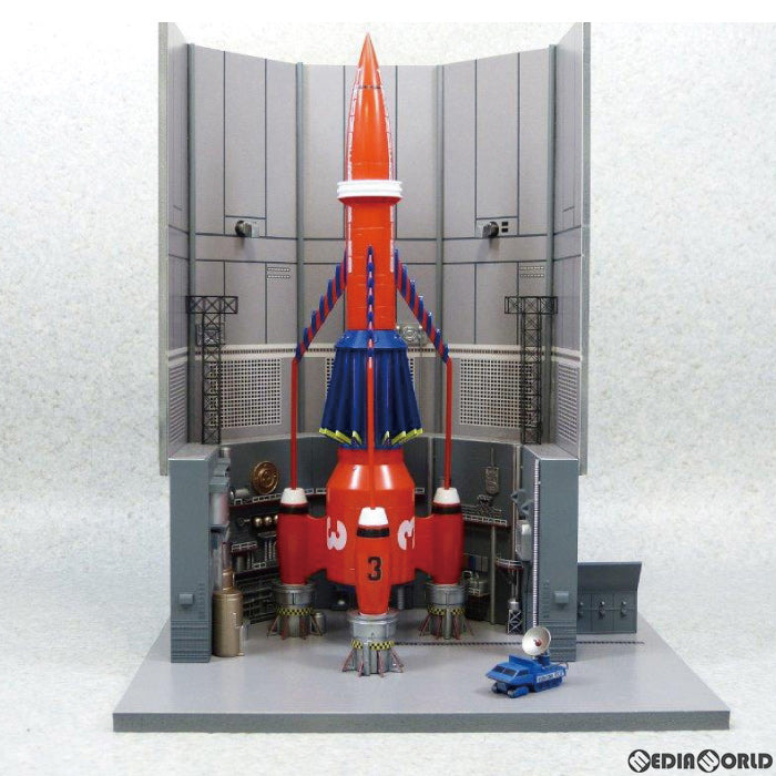 【新品】【お取り寄せ】[PTM] サンダーバード No.12 1/350 サンダーバード3号&発射基地 プラモデル アオシマ(20220110)