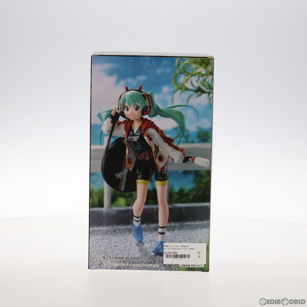 【中古即納】[FIG] 初音ミクレーシングVer. ESPRESTO est-Prints&Texture-レーシングミク2020 TeamUKYO応援Ver. 初音ミク GTプロジェクト フィギュア プライズ(2531080) バンプレスト(20211021)