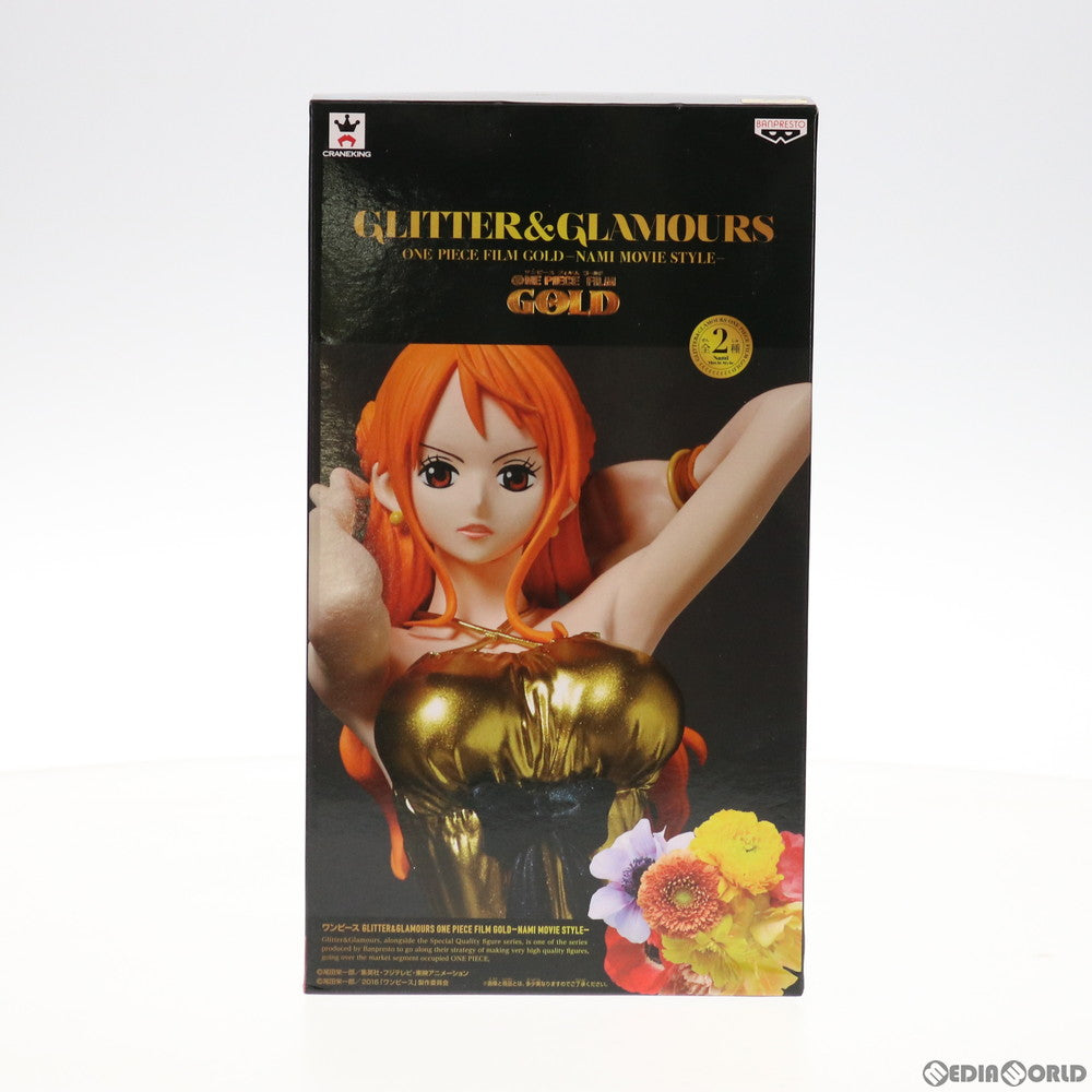 【中古即納】[FIG] ナミ(ゴールド) ワンピース GLITTER & GLAMOURS ONE PIECE FILM GOLD -NAMI MOVIE STYLE- フィギュア プライズ(36603) バンプレスト(20160809)