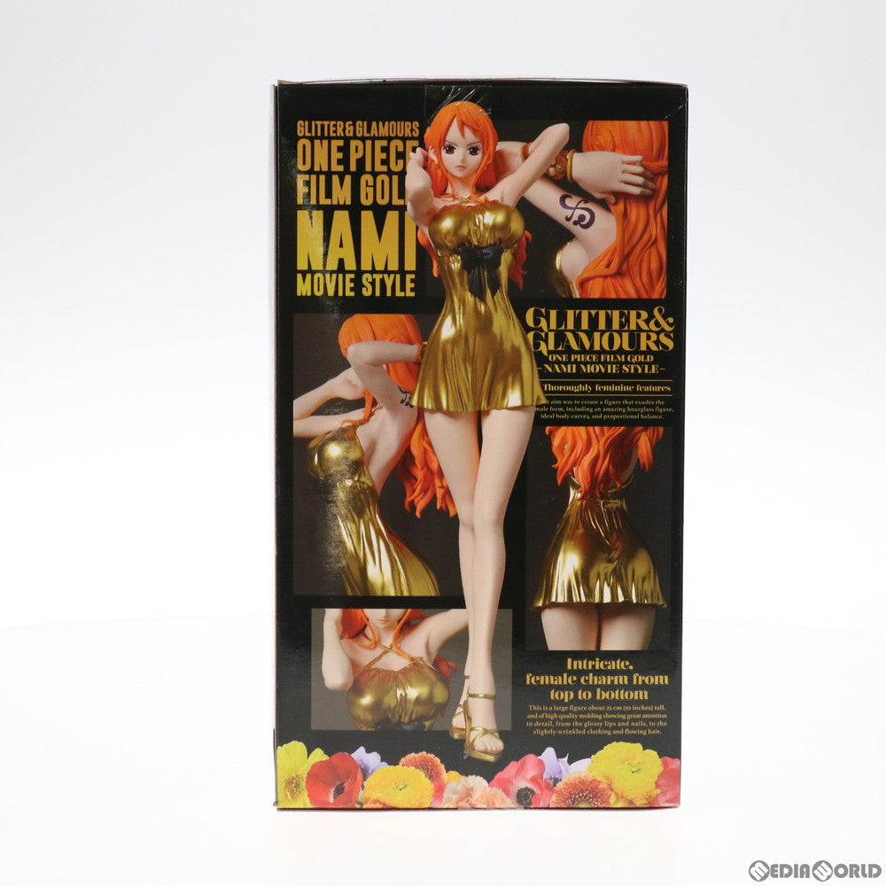 【中古即納】[FIG] ナミ(ゴールド) ワンピース GLITTER & GLAMOURS ONE PIECE FILM GOLD -NAMI MOVIE STYLE- フィギュア プライズ(36603) バンプレスト(20160809)