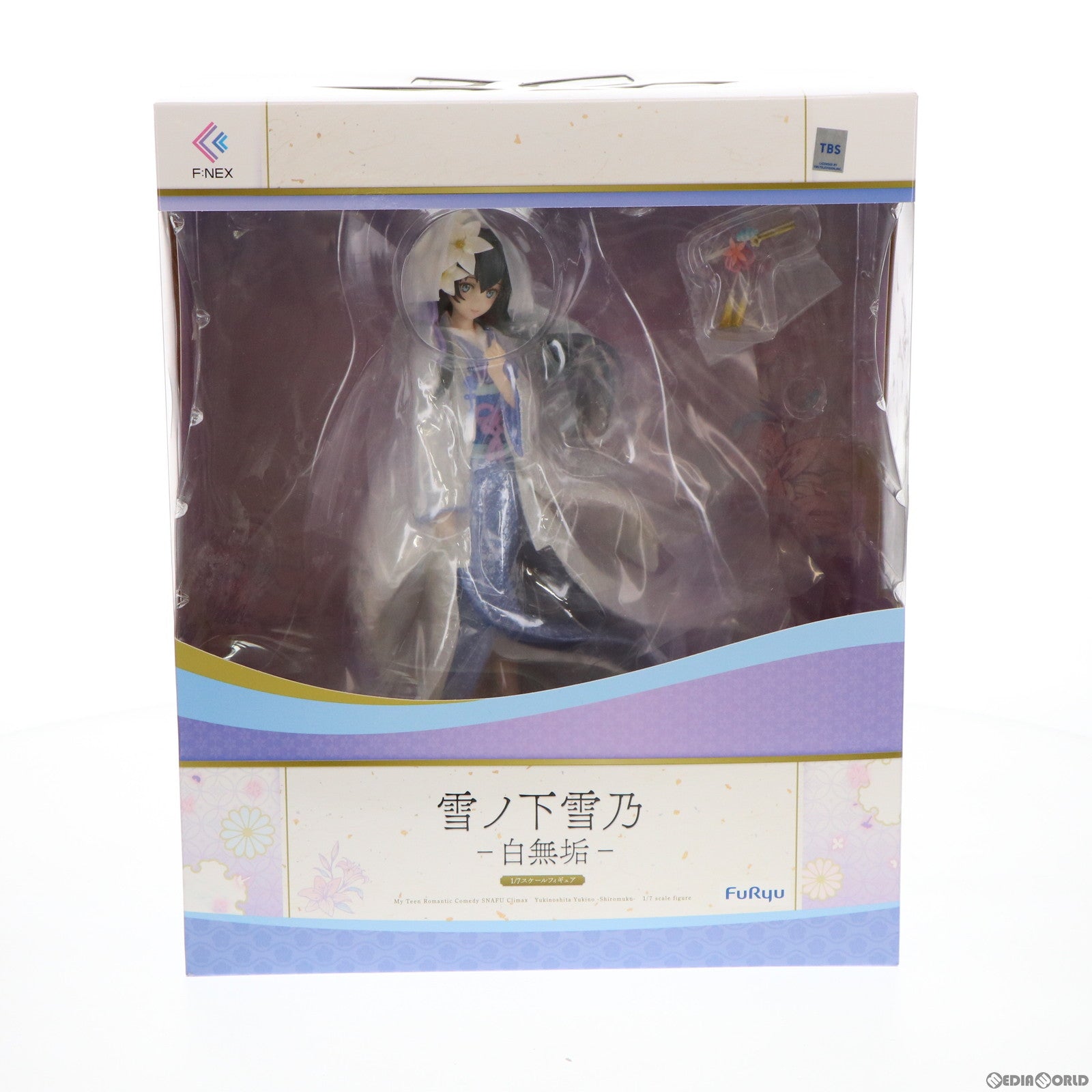 【中古即納】[FIG] F:NEX限定 雪ノ下雪乃(ゆきのしたゆきの) 白無垢 やはり俺の青春ラブコメはまちがっている。完 1/7 完成品 フィギュア(AMU-FNX165) フリュー(20200930)