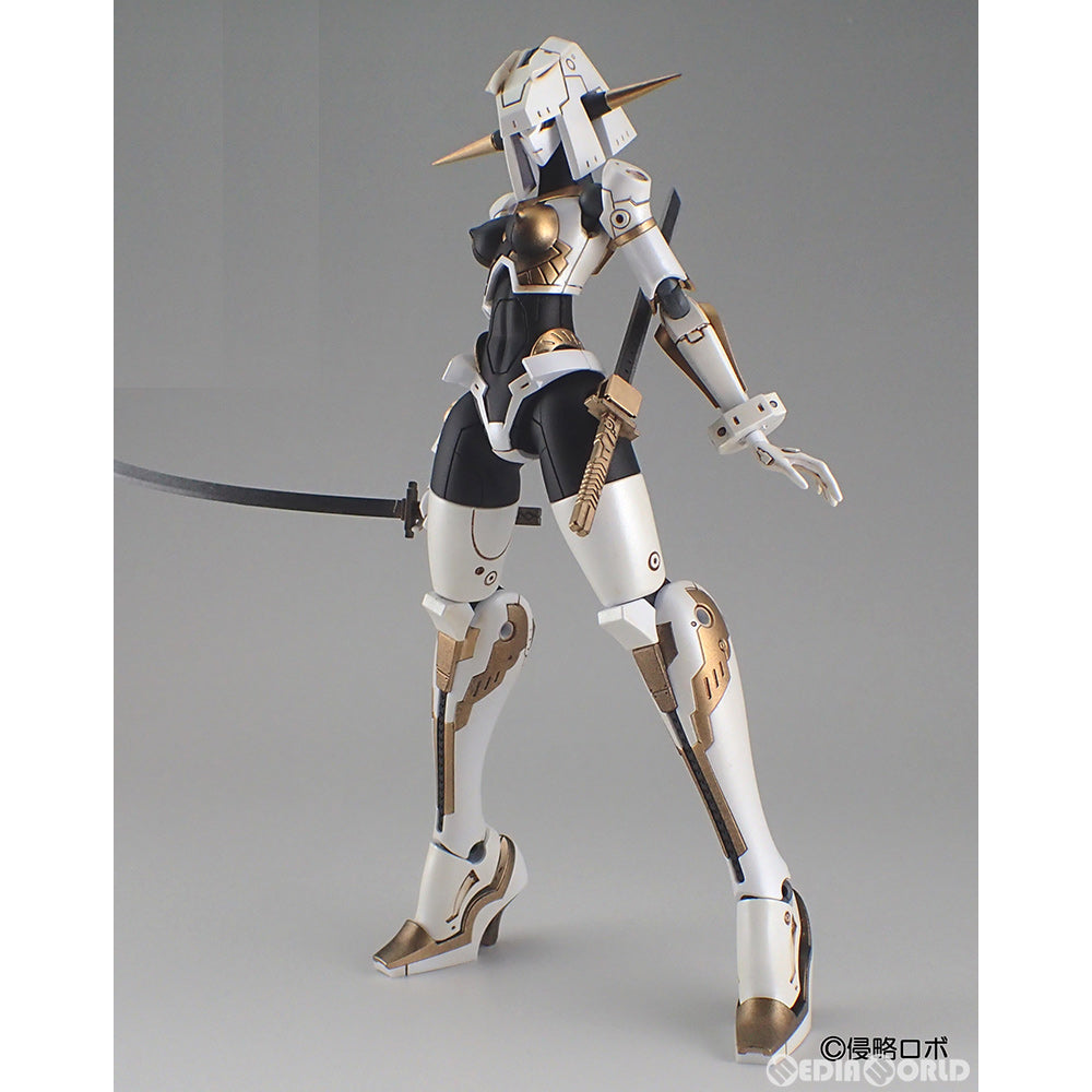 【新品即納】[PTM] 1/144 機動動姫 MoMo(モモ) オルカ 白/黒/金 プラモデル 侵略ロボ(20220210)