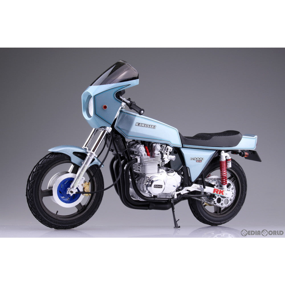 【新品即納】[PTM] ザ・バイク No.44 1/12 カワサキ KZT00D Z1-R '77 カスタム プラモデル アオシマ(20220210)