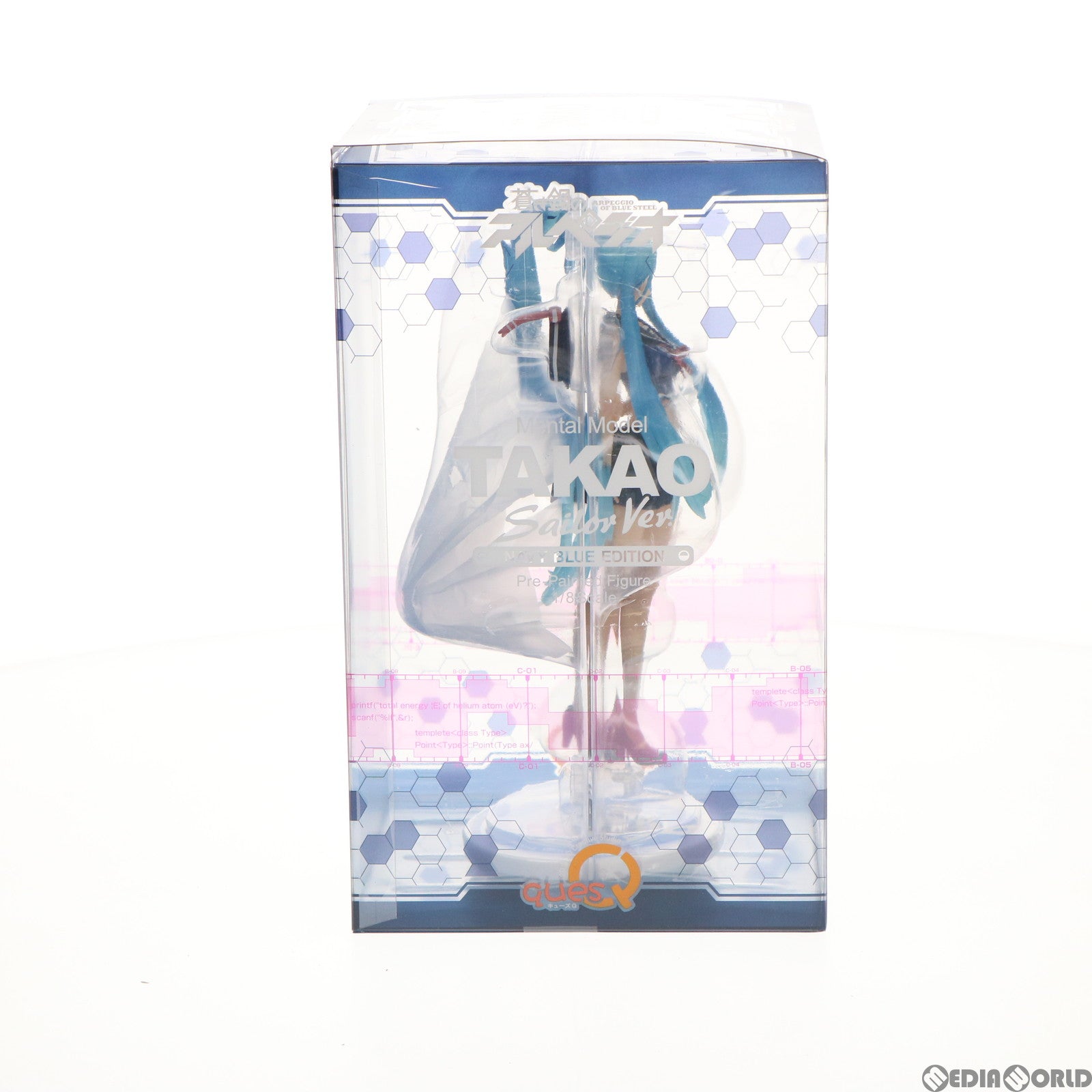 【中古即納】[FIG] メンタルモデル タカオ セーラーVer. ネイビーブルーエディション 蒼き鋼のアルペジオ -アルス・ノヴァ- 1/8 完成品 フィギュア ウェブワンフェス2021冬&イベント限定 キューズQ(20210207)