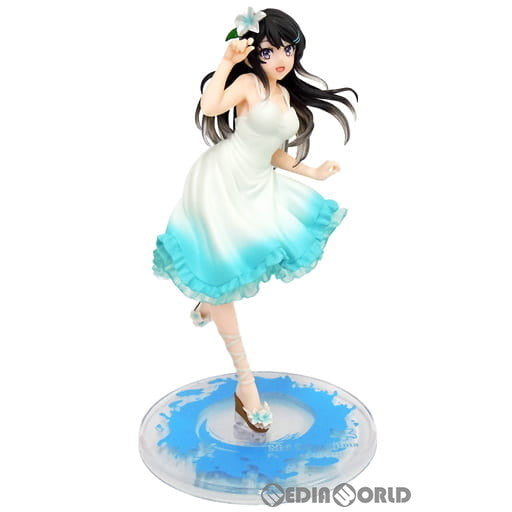 【中古即納】[FIG] 桜島麻衣(さくらじままい) Corefulフィギュア 桜島麻衣〜サマーワンピースver.〜 青春ブタ野郎はバニーガール先輩の夢を見ない プライズ タイトーオンラインクレーン限定 タイトー(20210430)
