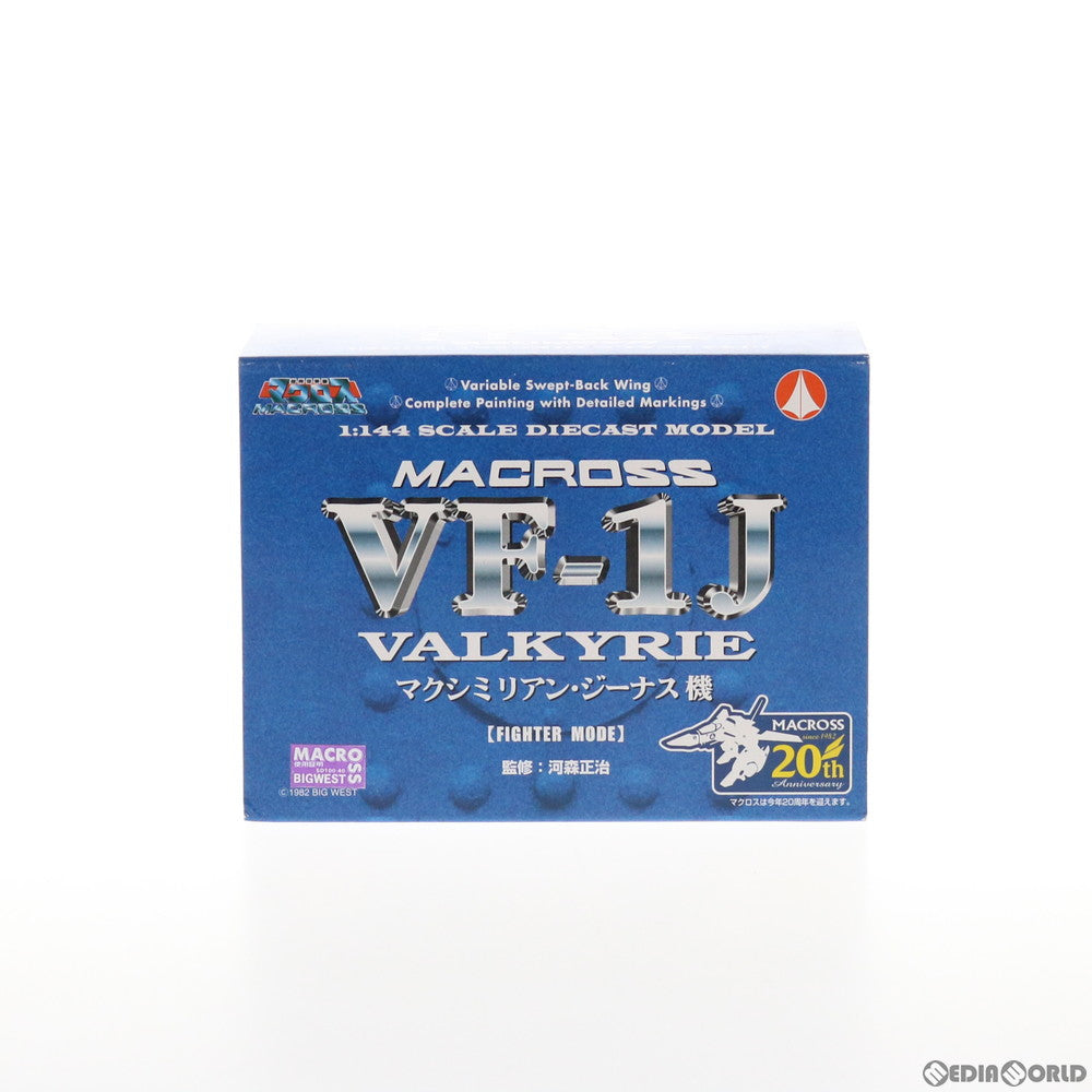 【中古即納】[FIG] VF-1J マクシミリアン・ジーナス機 ファイターモード 超時空要塞マクロス シリーズNo.21 1/144 ダイキャストモデル 完成品 フィギュア(DMM-21) 童友社(20020430)