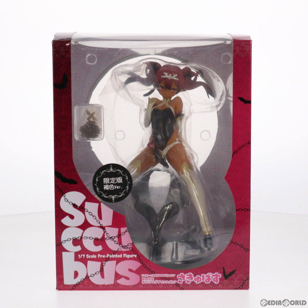 【中古即納】[FIG] ワンフェス2017夏限定 さきゅばす WF限定褐色Ver. BLADE オリジナルデザインフィギュア 1/7 完成品 フィギュア キャラアニ(20170730)