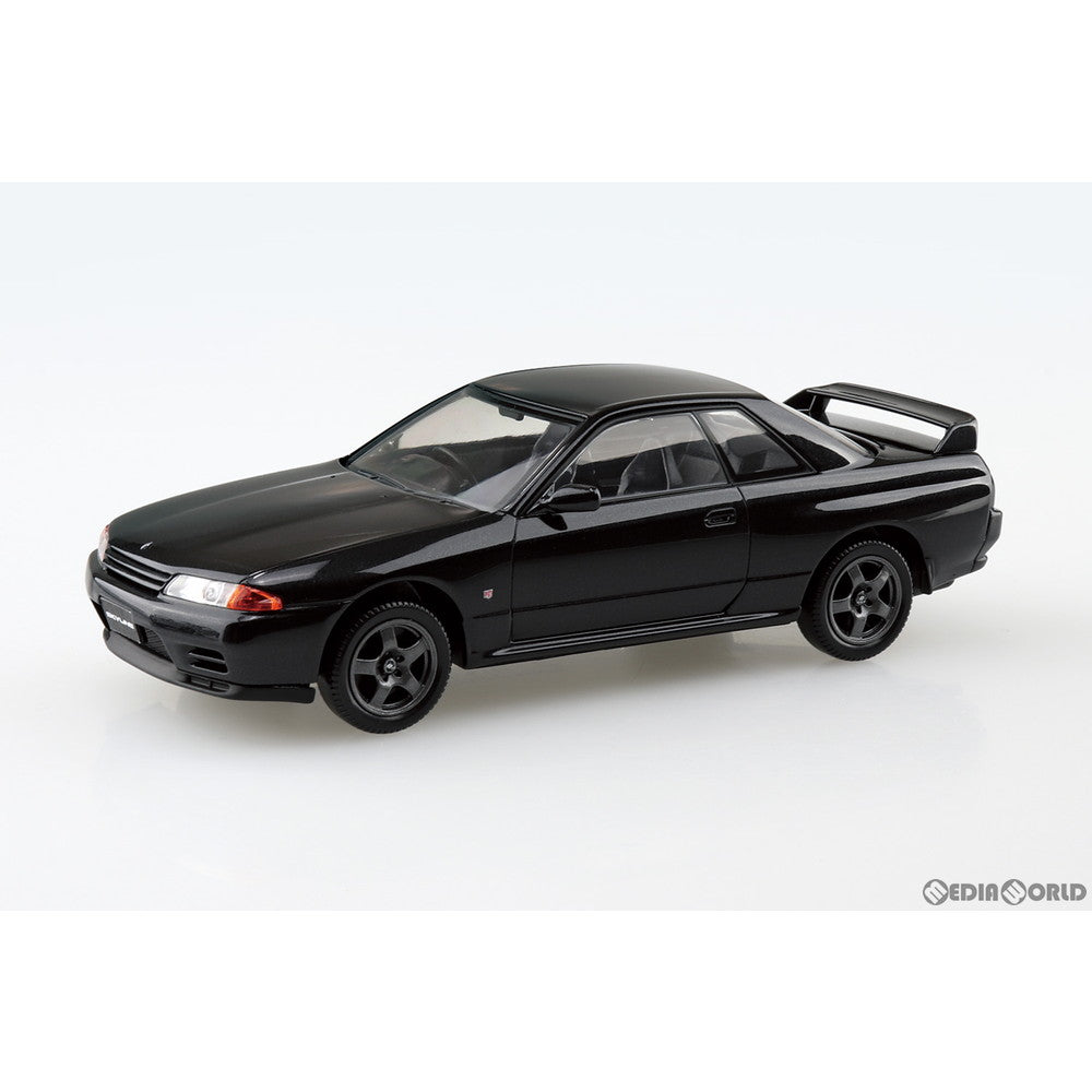 【新品即納】[PTM] ザ・スナップキット No.14-C 1/32 ニッサン R32スカイラインGT-R(ブラックパールメタリック) プラモデル(063552) アオシマ(20220423)