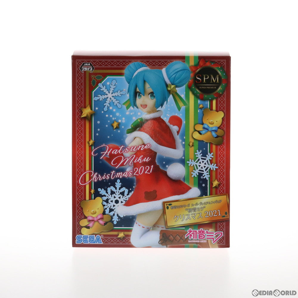 【中古即納】[FIG] 初音ミク クリスマス2021 スーパープレミアムフィギュア キャラクター・ボーカル・シリーズ01 初音ミク プライズ(1056113) セガ(20211120)
