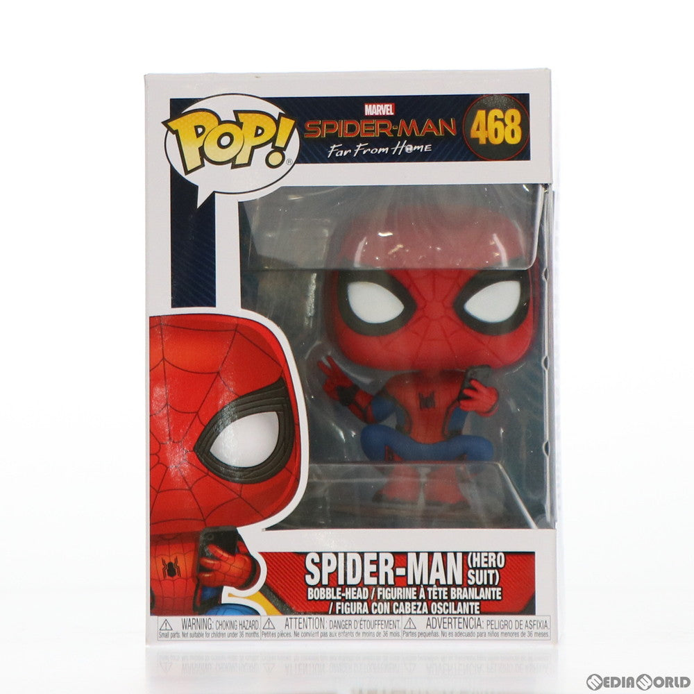 【中古即納】[FIG] POP! 468 スパイダーマン スパイダーマン:ファー・フロム・ホーム 完成品 フィギュア FUNKO(ファンコ) (20190630)