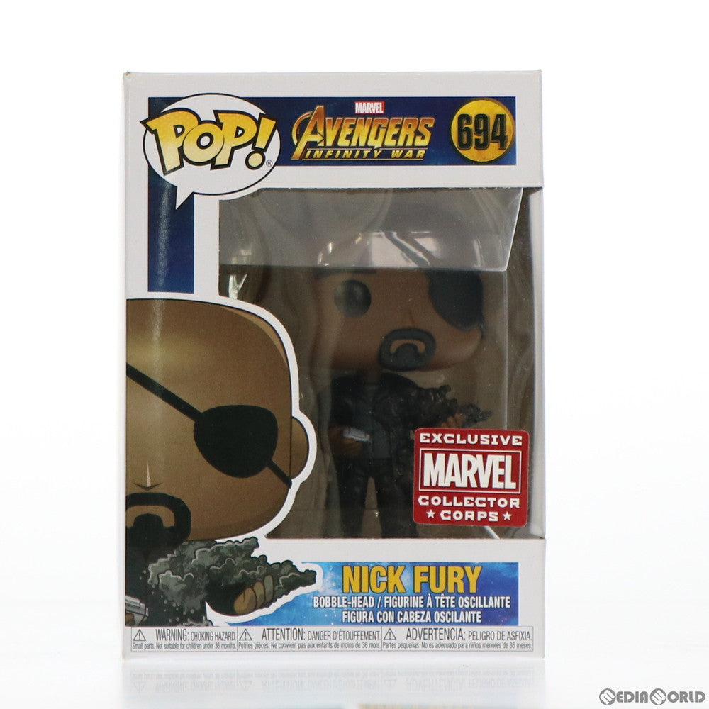【中古即納】[FIG] POP! 694 ニック・フューリー アベンジャーズ/インフィニティ・ウォー 完成品 フィギュア マーベルコレクターコープス限定 FUNKO(ファンコ) (20201231)