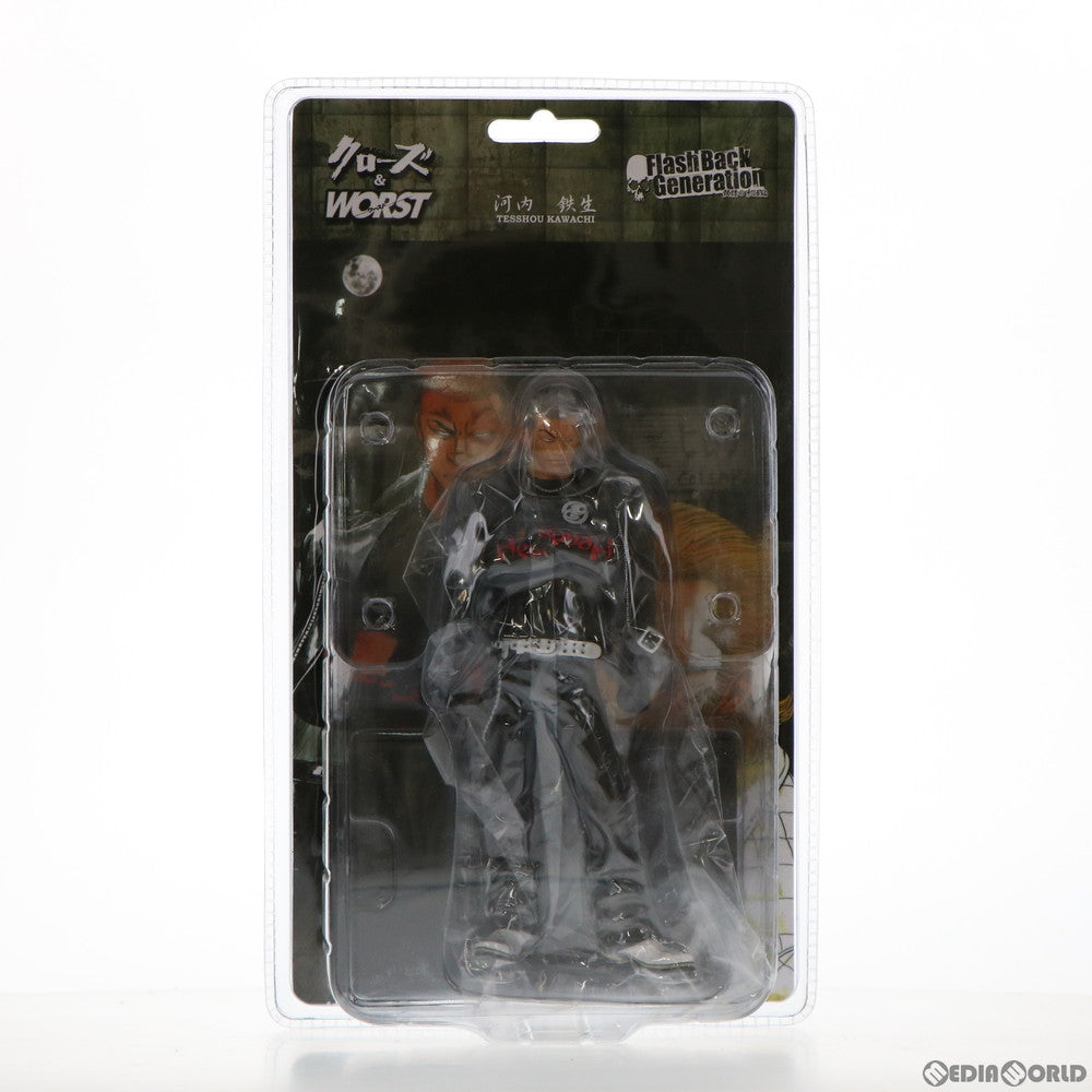 【中古即納】[FIG] Flash Back Generation FBG 河内鉄生(かわちてっしょう) ライダース羽織りVer. 通常版 クローズ×WORST 髑髏の系譜編 完成品 フィギュア ダイブ(20120131)