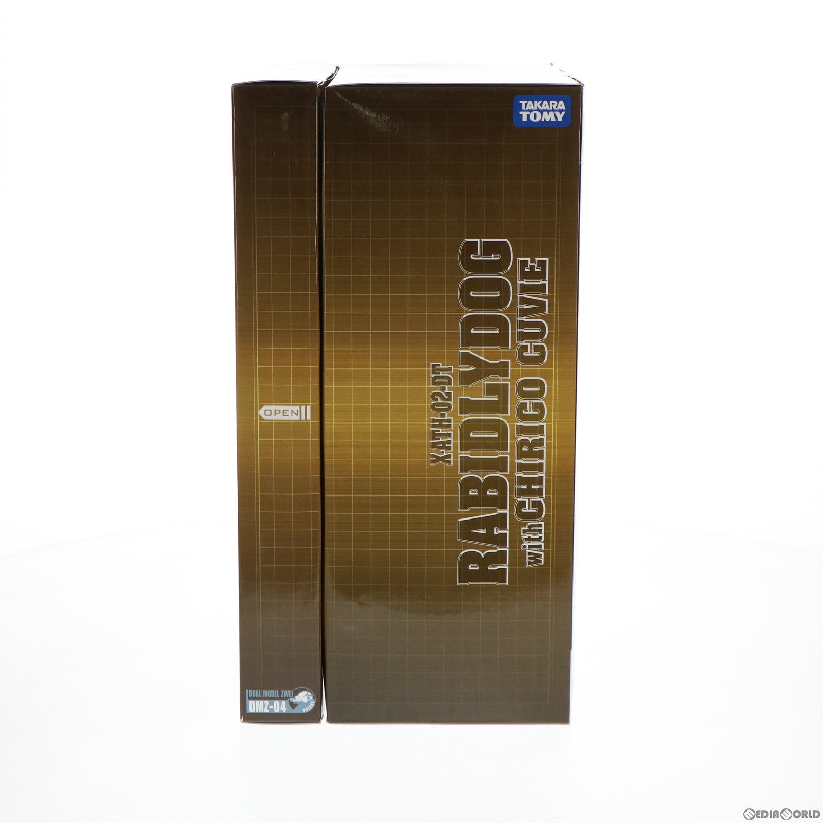 【中古即納】[FIG] DMZ-04 X-ATH-02-DT ラビドリードッグ with ミクロアクションシリーズ キリコ・キュービィー(クエントVer.) 装甲騎兵ボトムズ 1/18 完成品 可動フィギュア タカラトミー(20070710)