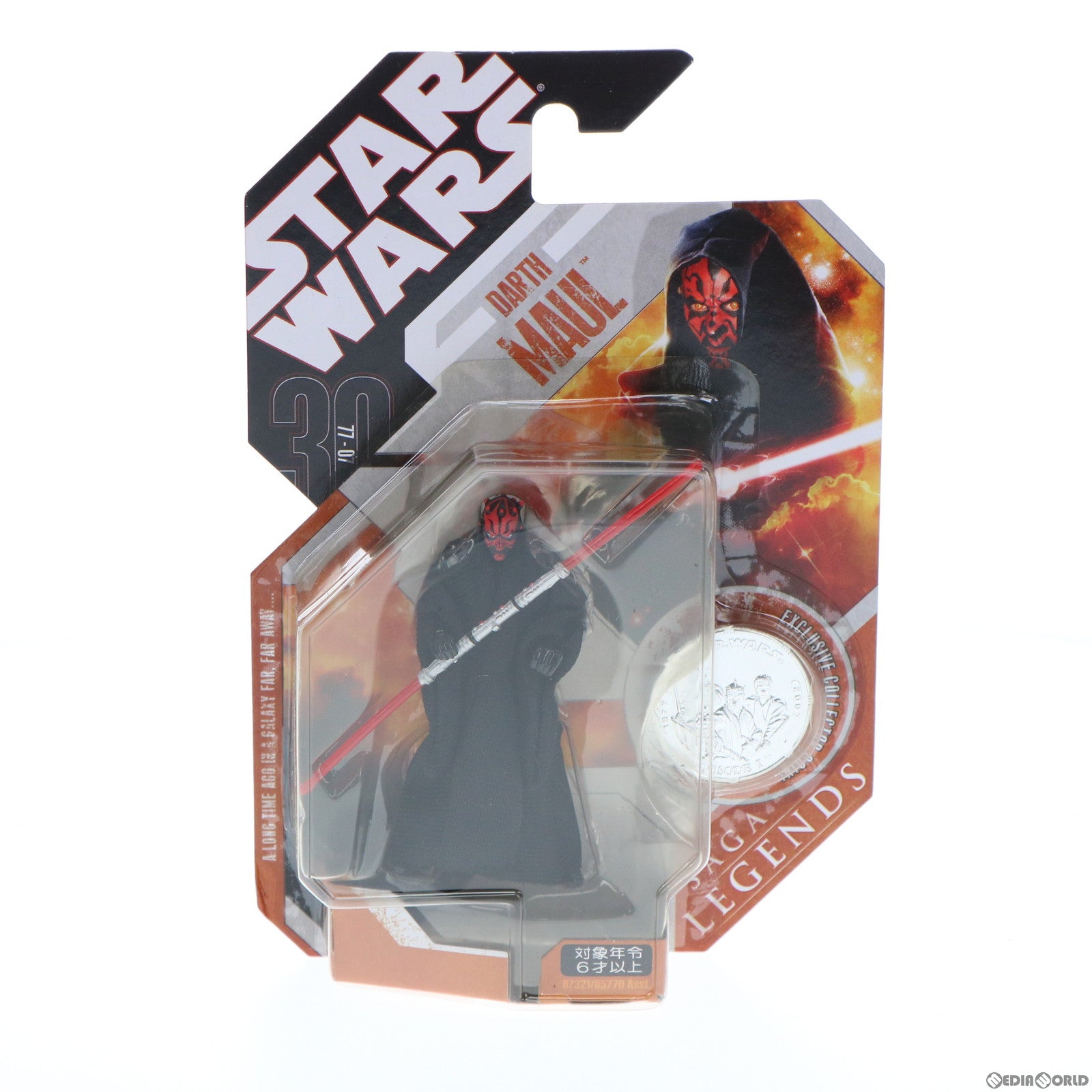 【中古即納】[FIG] スター・ウォーズ サーガ・レジェンズ ベーシックフィギュア ダース・モール STAR WARS 完成品 可動フィギュア トミーダイレクト/ハズブロ(20071231)