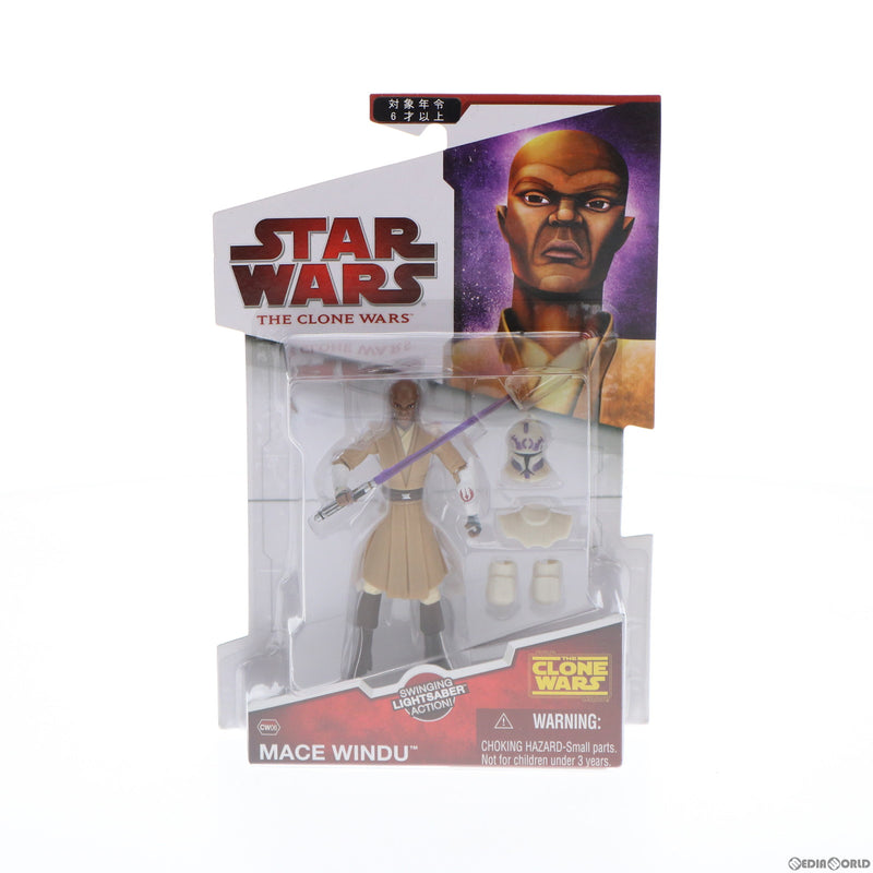 【中古即納】[FIG]スター・ウォーズ クローン・ウォーズ ベーシックフィギュア CW07 メイス・ウィンドゥ STAR WARS 完成品  可動フィギュア トミーダイレクト/ハズブロ(20090831)