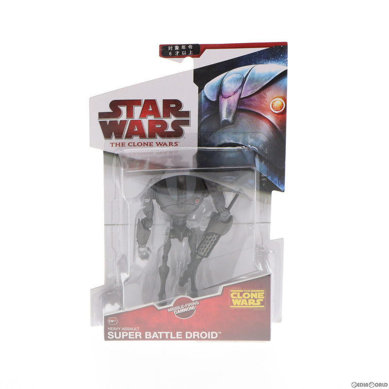 【中古即納】[FIG]スター・ウォーズ クローン・ウォーズ ベーシックフィギュア CW11 スーパー・バトル・ドロイド サージェント STAR  WARS 完成品 可動フィギュア トミーダイレクト/ハズブロ(20090831)