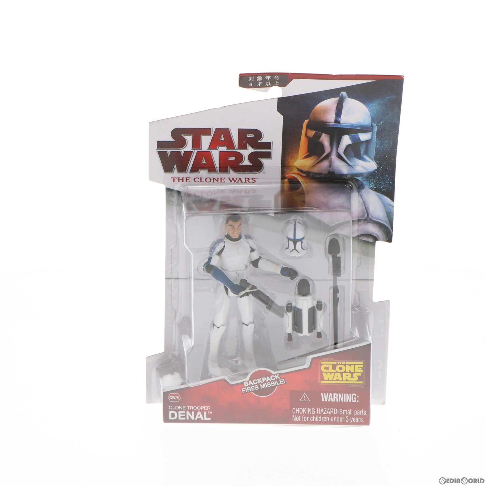 【中古即納】[FIG] スター・ウォーズ クローン・ウォーズ ベーシックフィギュア CW20 クローン・トルーパー デナル STAR WARS 完成品 可動フィギュア トミーダイレクト(20091010)