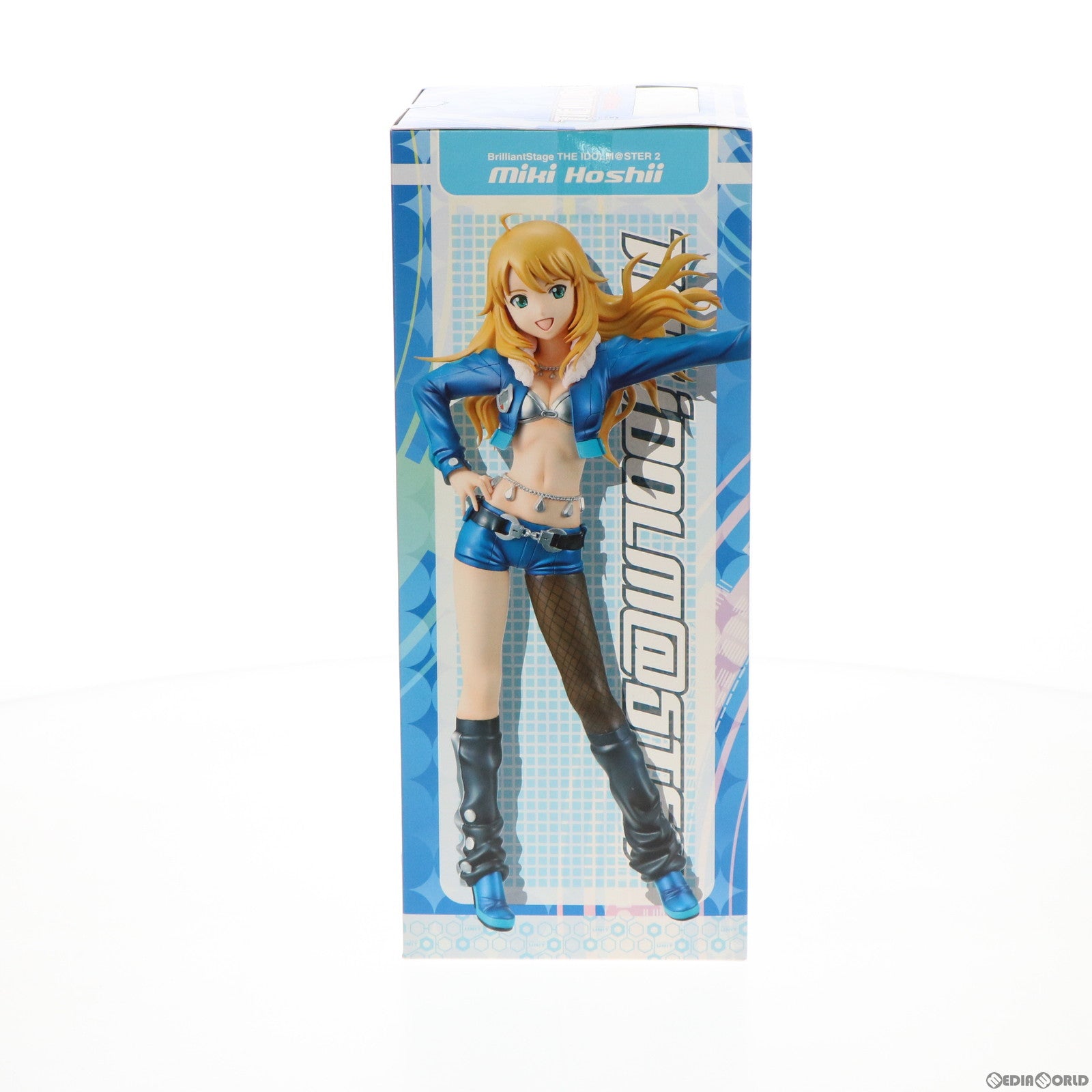 【中古即納】[FIG] ブリリアントステージ 星井美希(ほしいみき) グッドラックターコイズver. ローソンキャンペーン限定品 アイドルマスター2(THE IDOLM@STER 2) 完成品 フィギュア メガハウス(20111025)