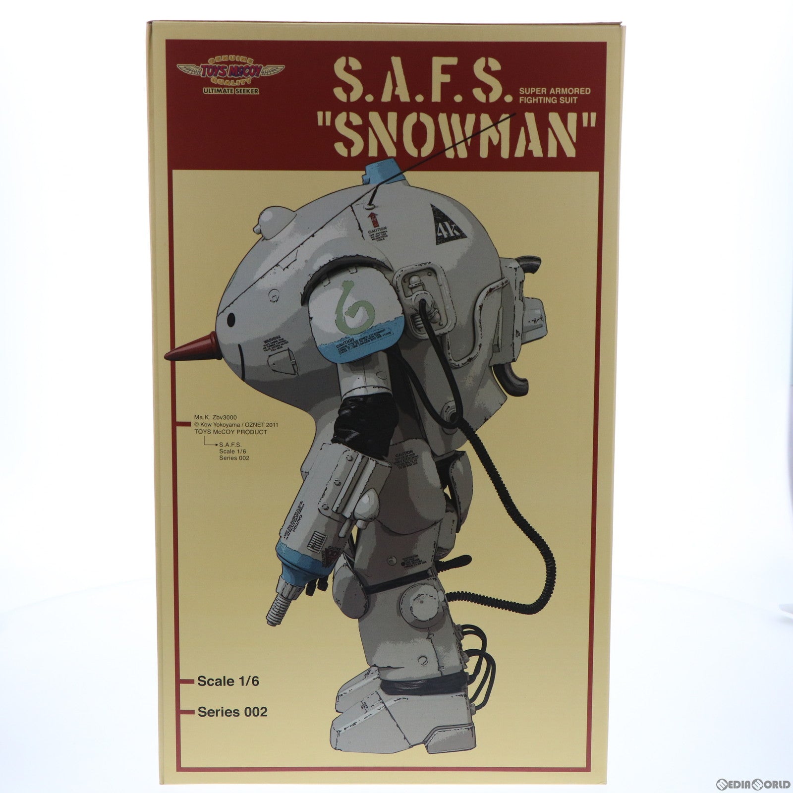 【中古即納】[FIG] SNOWMAN(スノーマン) SUPER ARMORED FIGHTING SUIT マシーネンクリーガー 1/6 完成品 可動フィギュア メディコム・トイ(20111102)