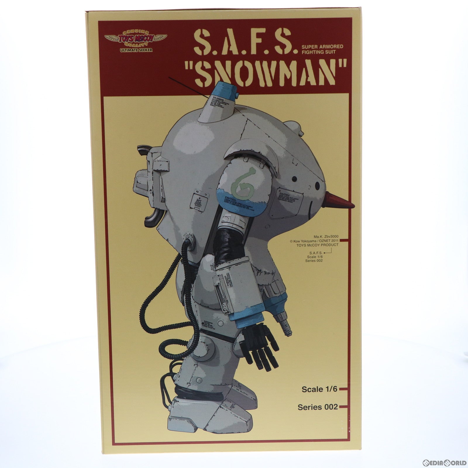 【中古即納】[FIG]SNOWMAN(スノーマン) SUPER ARMORED FIGHTING SUIT マシーネンクリーガー 1/6 完成品  可動フィギュア メディコム・トイ(20111102)