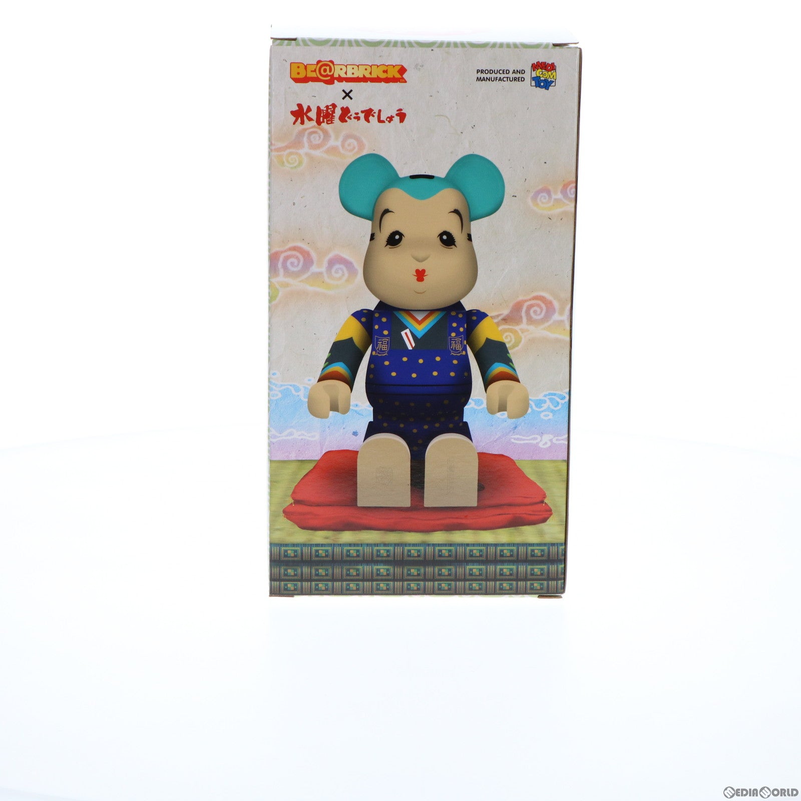 【中古即納】[FIG] BE@RBRICK(ベアブリック) No.000FUKUSUKE400 福助 400% BE@RBRICK × 水曜どうでしょう 完成品 可動フィギュア メディコム・トイ(20130430)