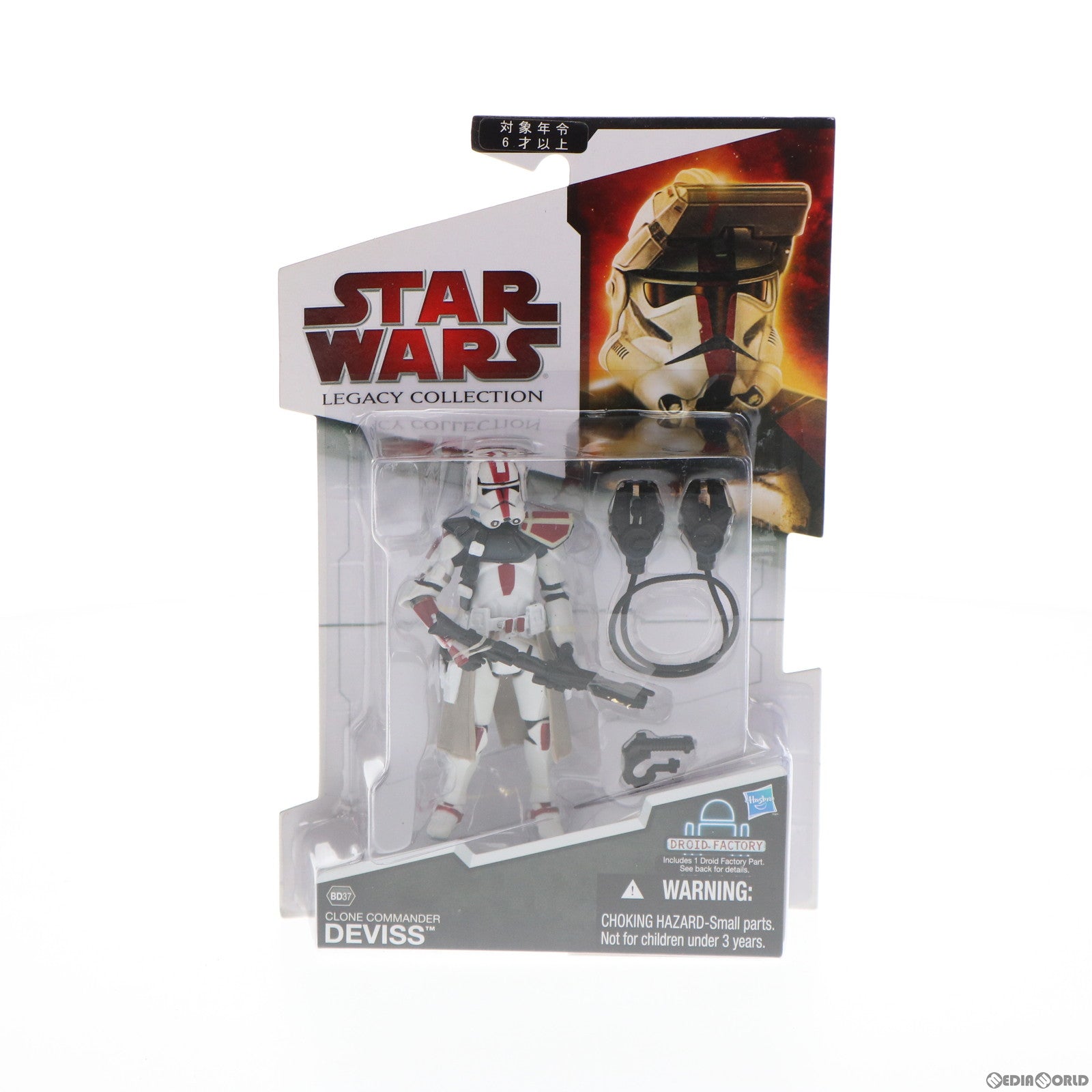 【中古即納】[FIG] スター・ウォーズ ベーシックフィギュア レガシーコレクション コマンダー・デビス STAR WARS エピソード3/シスの復讐 完成品 可動フィギュア(91434) トミーダイレクト/ハズブロ(20090831)