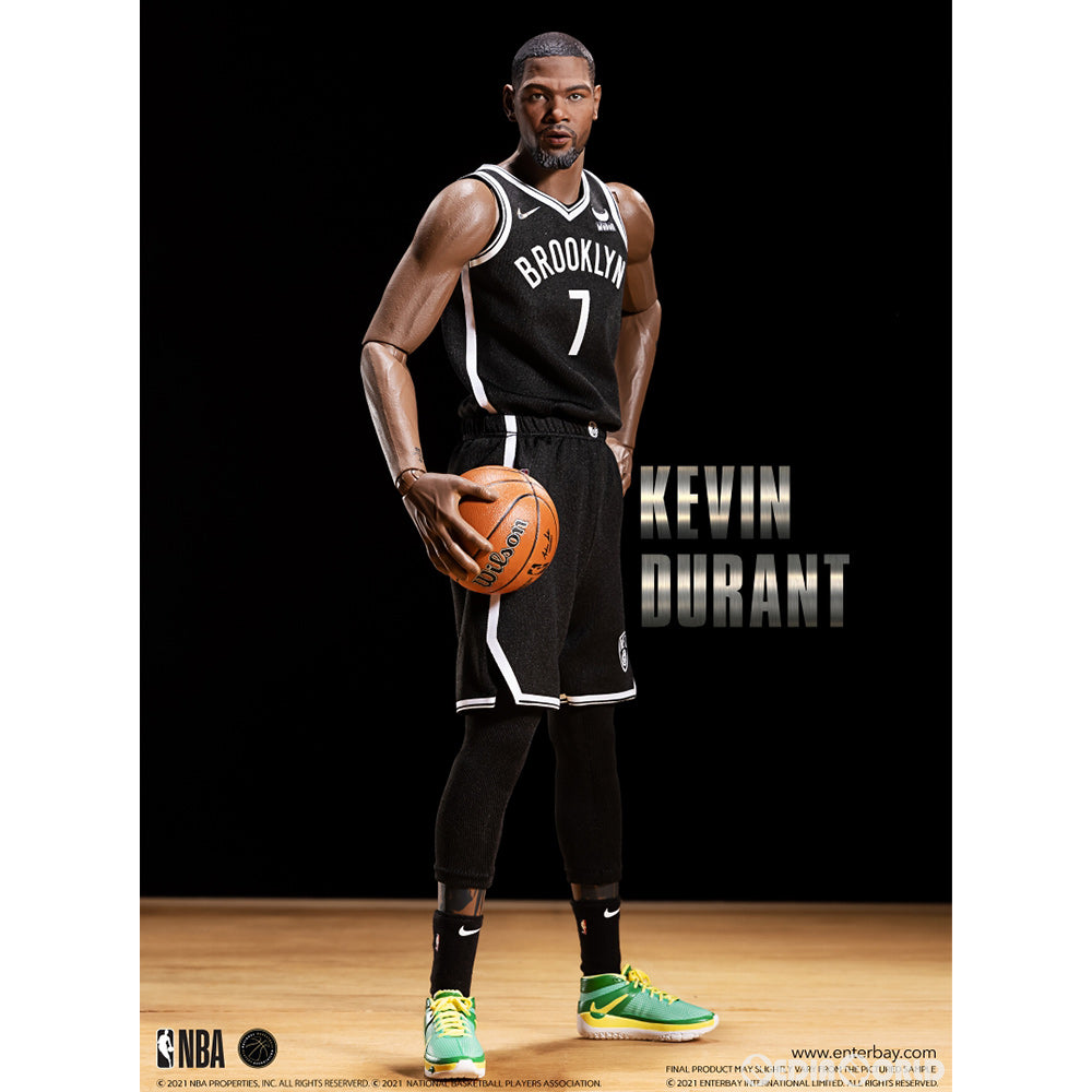 【新品即納】[FIG] リアルマスターピース NBAコレクション ケビン・デュラント 1/6 コレクティブル フィギュア ブルックリン・ネッツ ver 完成品 可動フィギュア エンターベイ(20220512)