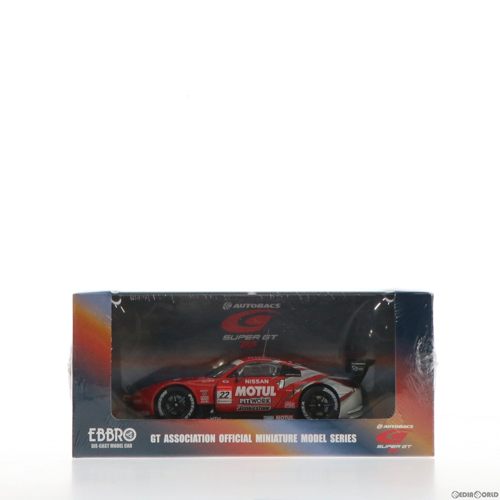 【中古即納】[FIG] 1/43 SUPER GT 2005 MOTUL PITWORK Z(シルバー×レッド) 完成品 ミニカー EBBRO(エブロ) (20130814)