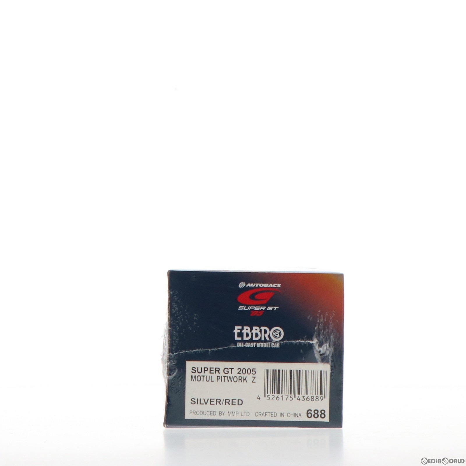 【中古即納】[FIG] 1/43 SUPER GT 2005 MOTUL PITWORK Z(シルバー×レッド) 完成品 ミニカー EBBRO(エブロ) (20130814)