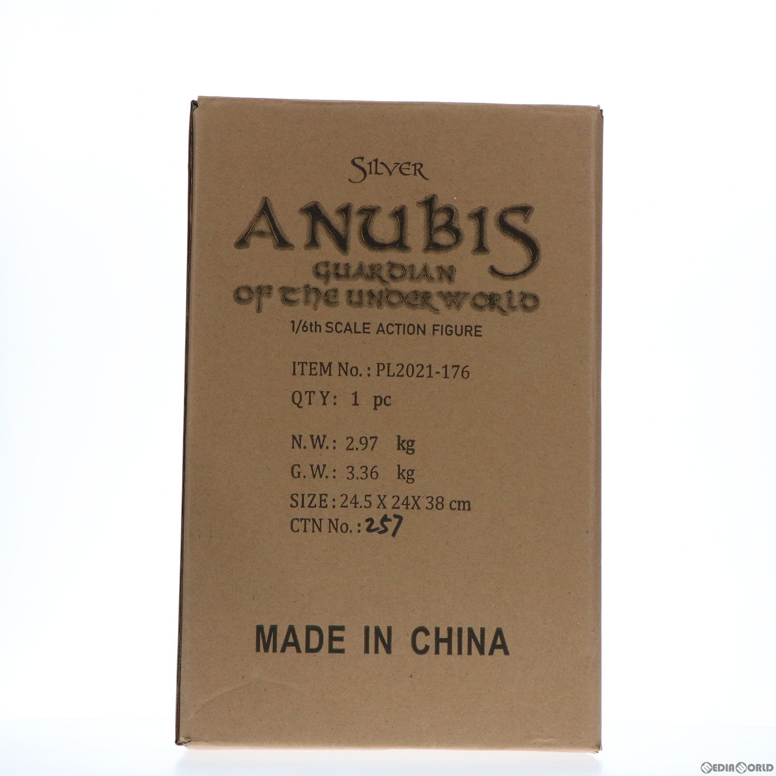 【中古即納】[FIG] アヌビス(シルバー) ガーディアン オブ ザ アンダー ザ ワールド 1/6 アクションフィギュア(海外流通版) TBリーグ(20211231)