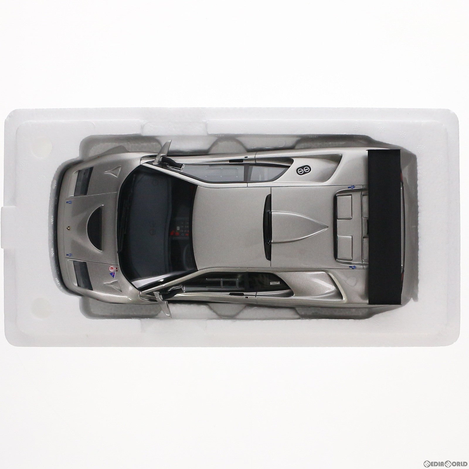 【中古即納】[FIG] ランボルギーニ ディアブロ GTR(シルバー) 1/18 完成品 ミニカー(KSR18509S) 京商(20190223)