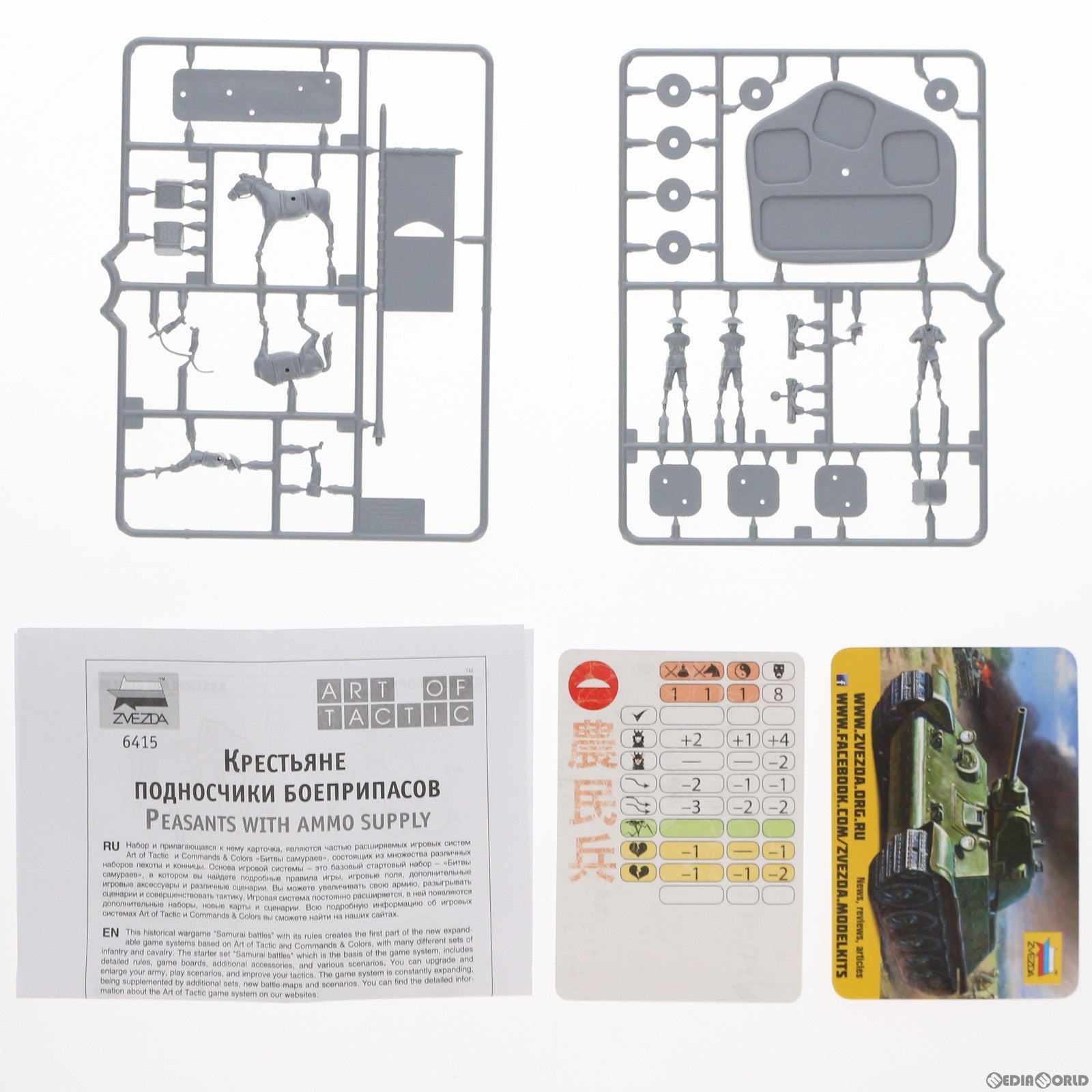 【中古即納】[PTM] 1/72 戦国武者 農民兵 プラモデル(ZV6415) Zvezda(ズベズダ) (20130731)