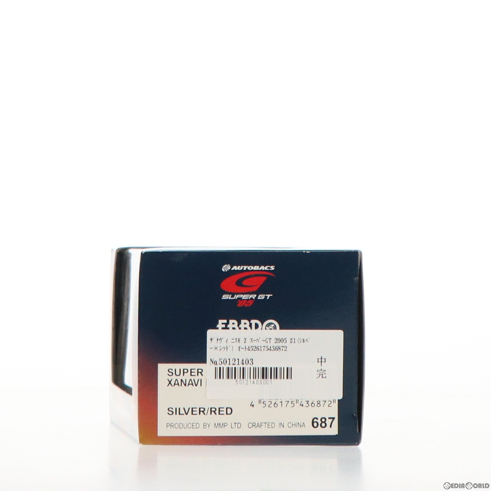 【中古即納】[FIG] ザナヴィ ニスモ Z スーパーGT 2005 #1(シルバー×レッド) オートバックス SUPER GT 2005シリーズ 1/43 完成品 ミニカー(43687) EBBRO(エブロ) (20050820)