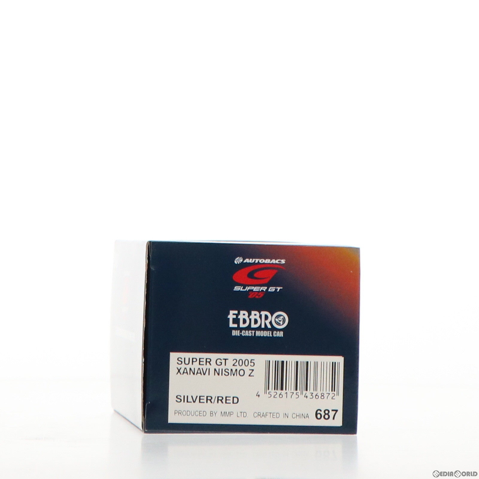 【中古即納】[FIG] ザナヴィ ニスモ Z スーパーGT 2005 #1(シルバー×レッド) オートバックス SUPER GT 2005シリーズ 1/43 完成品 ミニカー(43687) EBBRO(エブロ) (20050820)